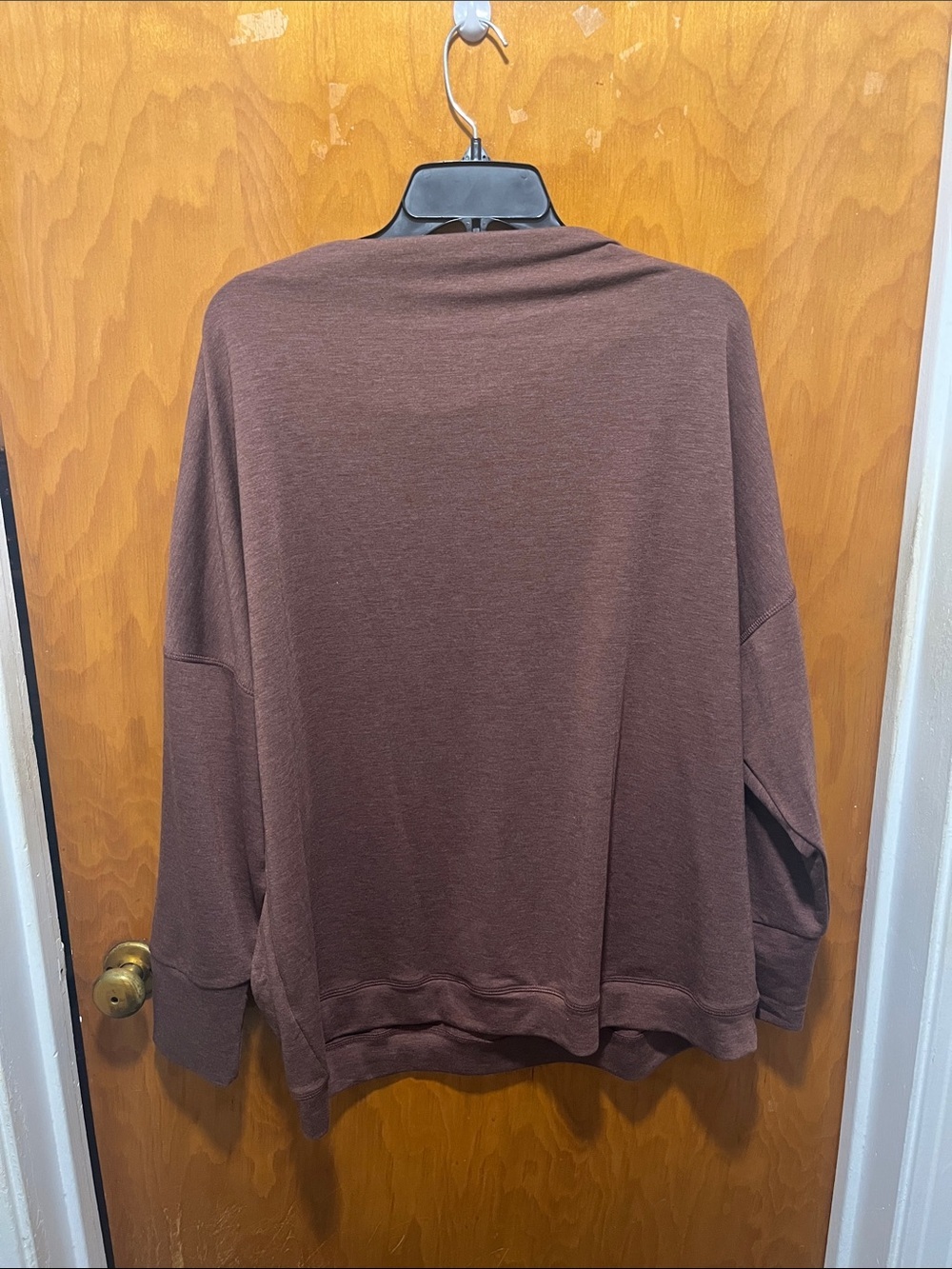 Maurices Off-Shoulder Knit Sweater in Brown - Picture 4 of 4
